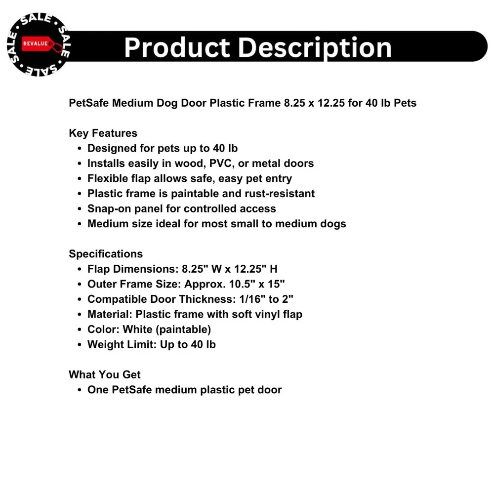 PetSafe plastic pet